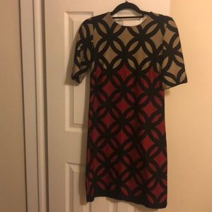 DRESS BARN patterned dress